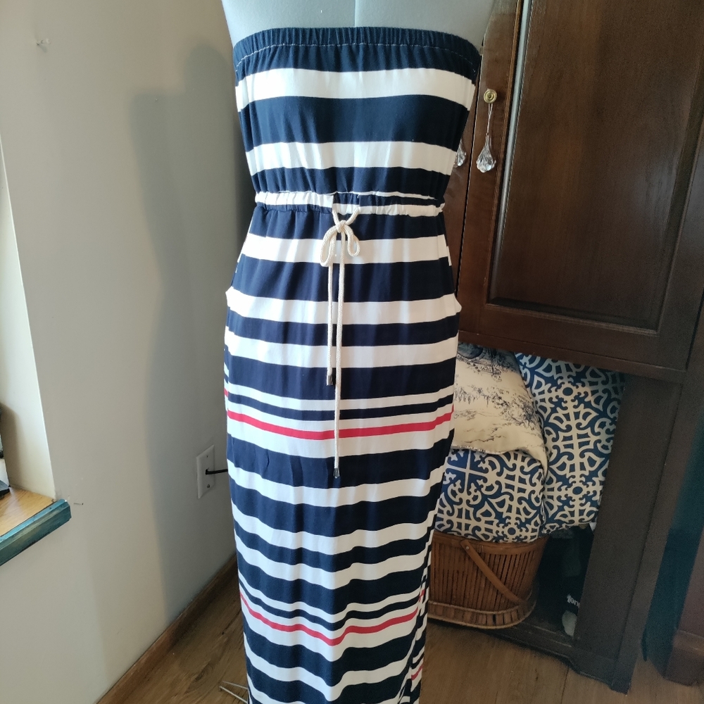 The Rage Maxi sleeveless tube top dress size S